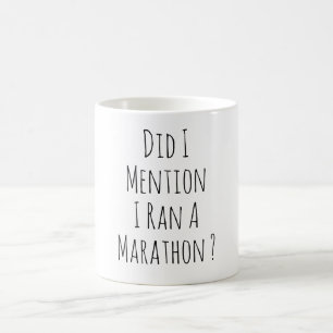 Mug Marathonien drôle Cadeau pour coureur Blague de co