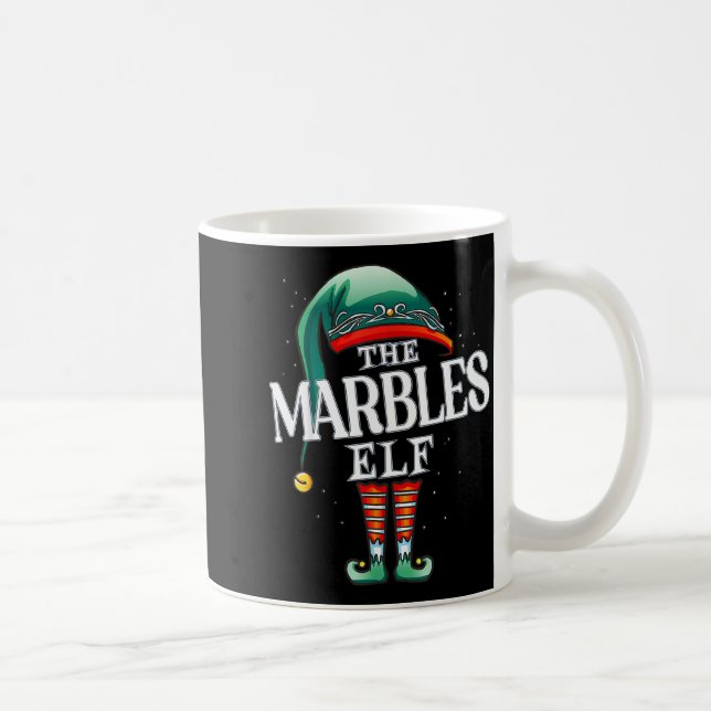 Mug Marbles Elf Christmas Group Xmas Pajama Party  (Droite)