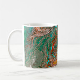 Mug Marbre abstrait arrière - plan acrylique. Marbling