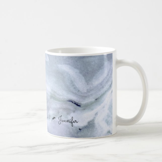 Mug Marbre bleu clair (Droite)