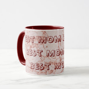 Mug Marbre de Parties scintillant rose rose rose rose 