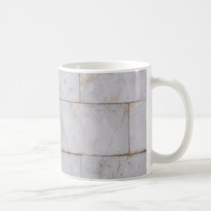 Mug Marbre Motif blanc et céramique Brown pierre gris