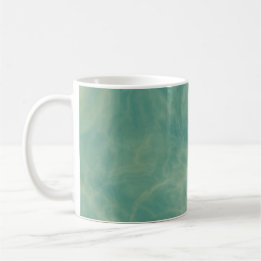 Mug marbre vert abstrait