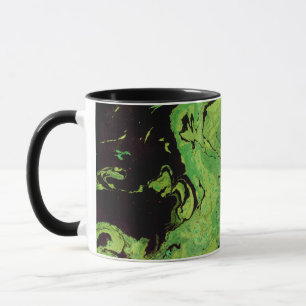 Mug Marbre vert noir