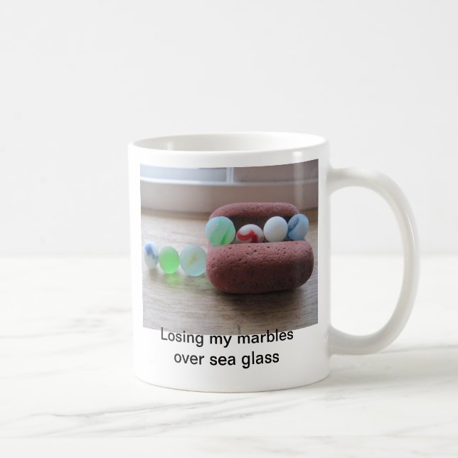 Mug Marbres en verre de mer (Droite)