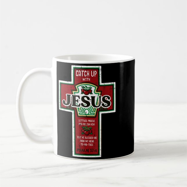 Mug Marche chrétienne avec le Seigneur drôle Chup homm (Gauche)
