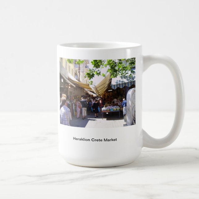 Mug Marché de Héraklion Crète (Droite)