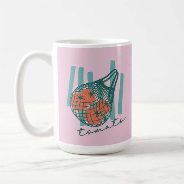 Mug Marché de producteurs de tomates fantaisistes Ital (Gauche)