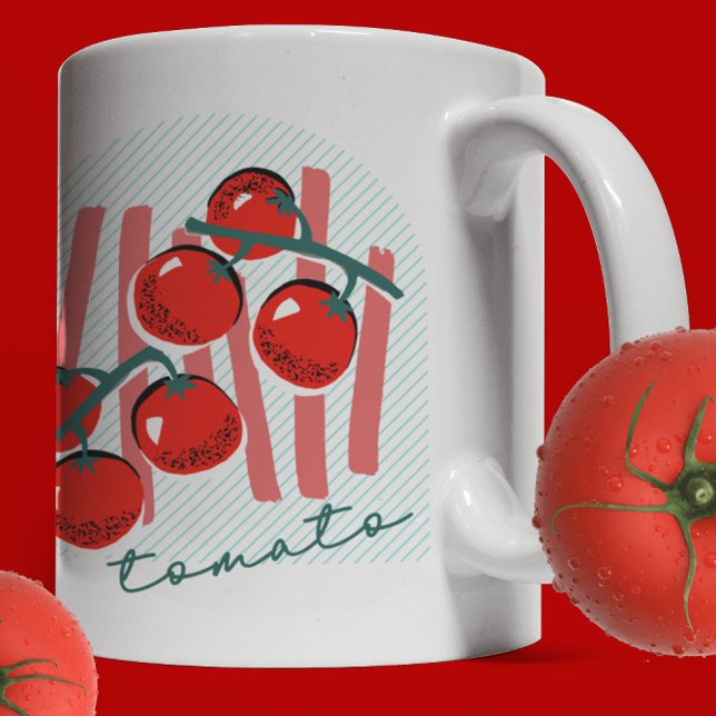 Mug Marché des agriculteurs de tomates Italie (Créateur téléchargé)
