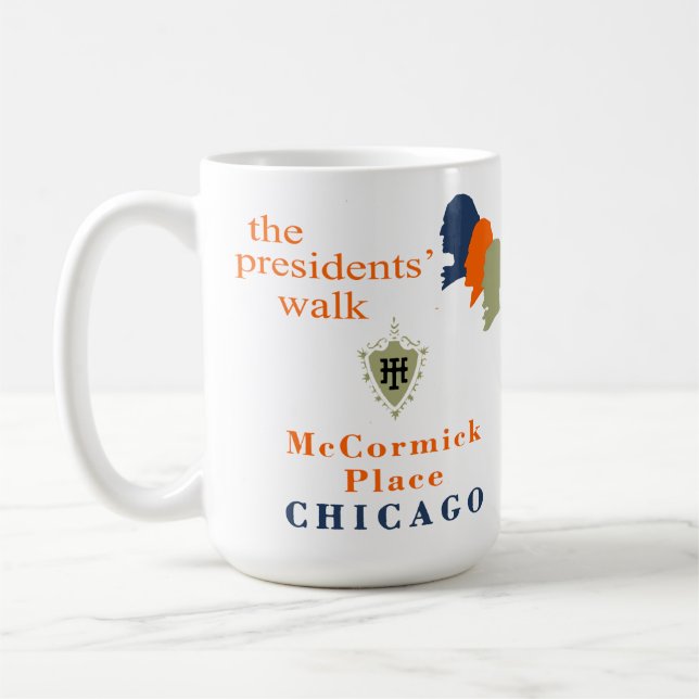 Mug marche des présidents, McCormick Place, Chicago, I (Gauche)