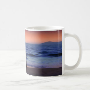 Mug Marche mère-fille sur la plage (Fête des mères)