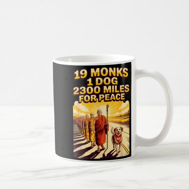 Mug Marche minimale pour les moines bouddhistes de la  (Droite)