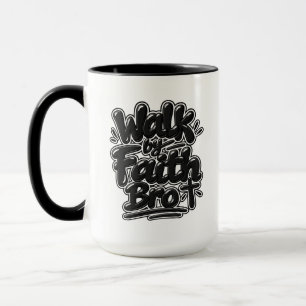 Mug Marche par la foi Frère