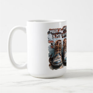 Mug Marcher à un kilomètre dans mes chaussures - Inspi