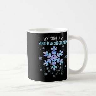 Mug Marcher dans un tie-dye flocon de neige de merveil
