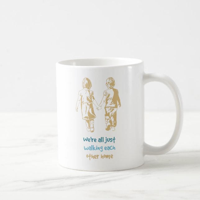 Mug Marcher l'un l'autre Accueil Citation Inspirationn (Droite)