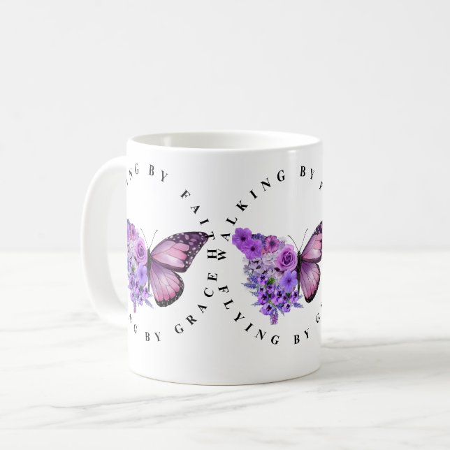 Mug Marcher par la foi (Devant gauche)