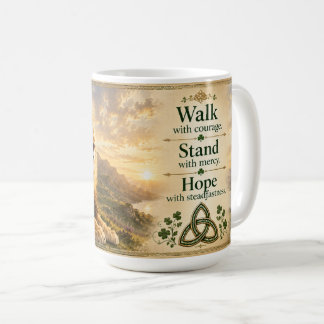 Mug Marchez avec courage Lion