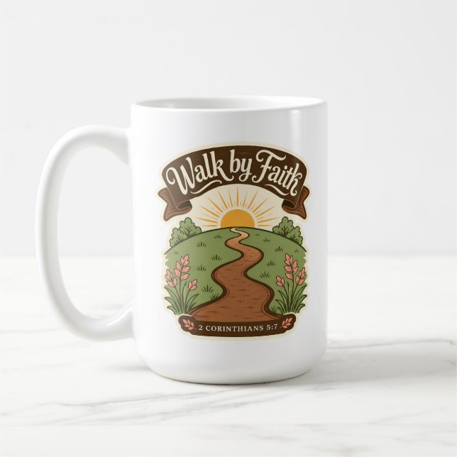Mug Marchez dans la foi chrétienne  (Gauche)