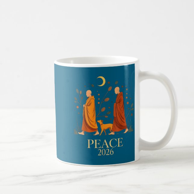 Mug Marchez dans la paix 2026 moines pour la paix dans (Droite)