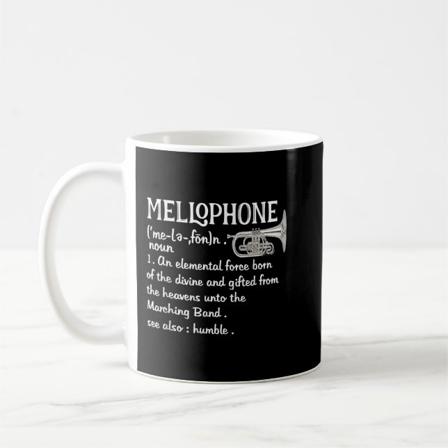 Mug Marching Band Cadeaux Mellophone Chemise Mellophon (Gauche)