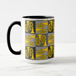 Mug Marching Baritone Crosshatch