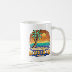 Mug Marco Island Florida Vintage Souvenir dévêtu