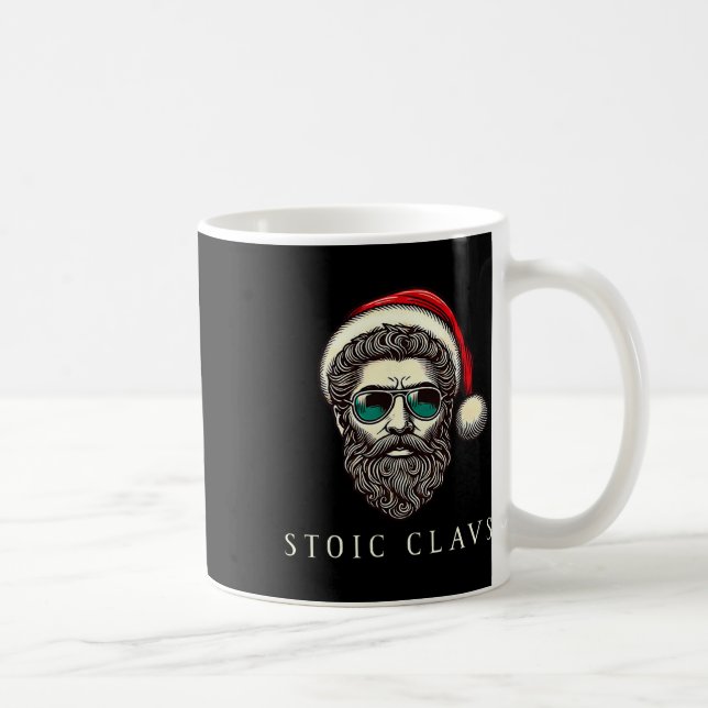 Mug Marcus Aurelius Stoïcien Père Noël Stoïcisme Drôle (Droite)