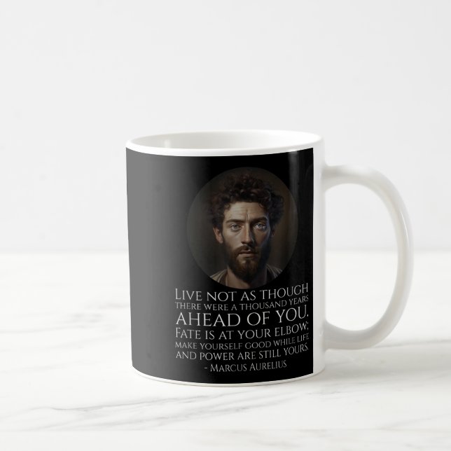 Mug Marcus Aurelius Stoicism - Philosophie stoïque rom (Droite)