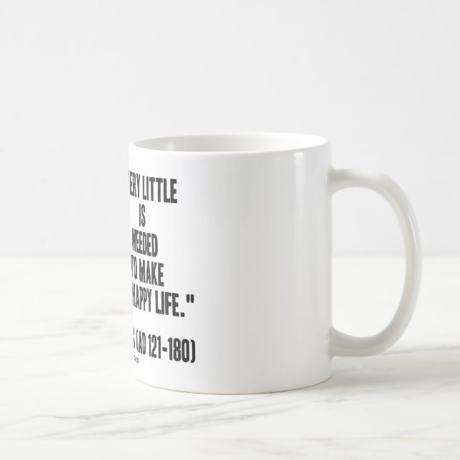 Mug Marcus Aurelius très peu requis pour faire la vie (Droite)