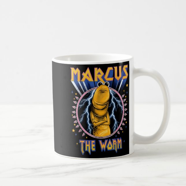 Mug Marcus Drôle Le Ver Rock Lourd Rockworm Humour Moi (Droite)