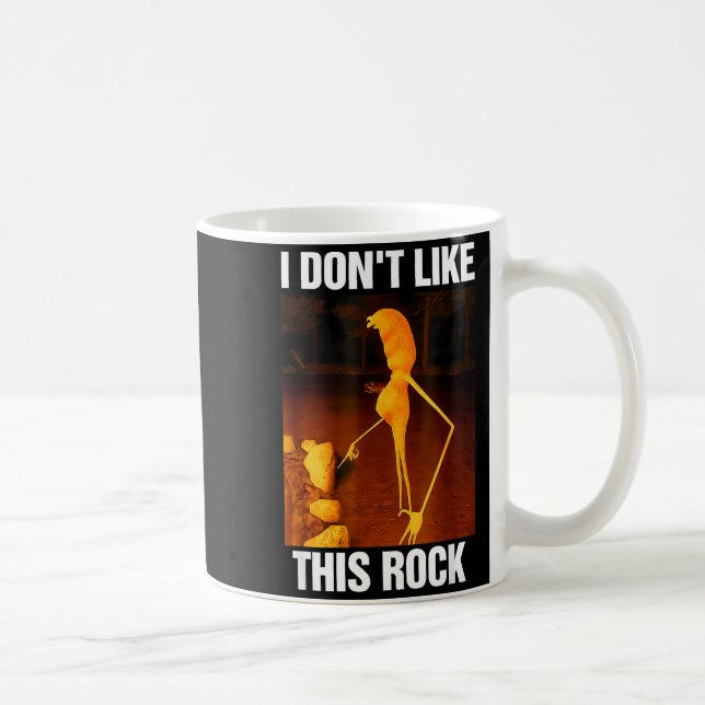 Mug Marcus le ver Meme Robert Je n'aime pas cette roch (Droite)