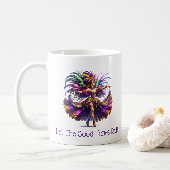 Mug Mardi Gras  (Avec donut)
