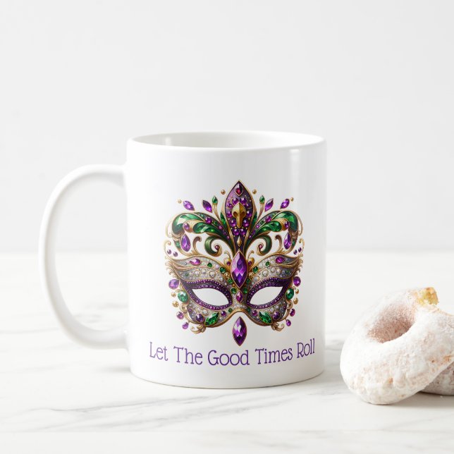 Mug Mardi Gras  (Avec donut)