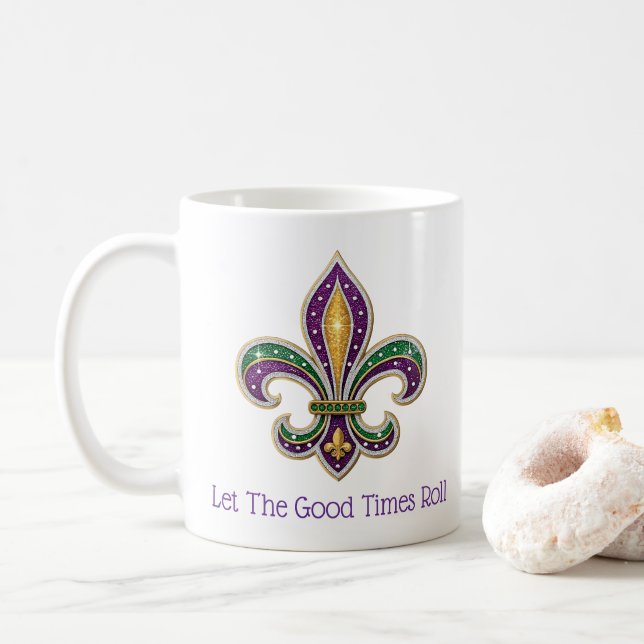 Mug Mardi Gras  (Avec donut)