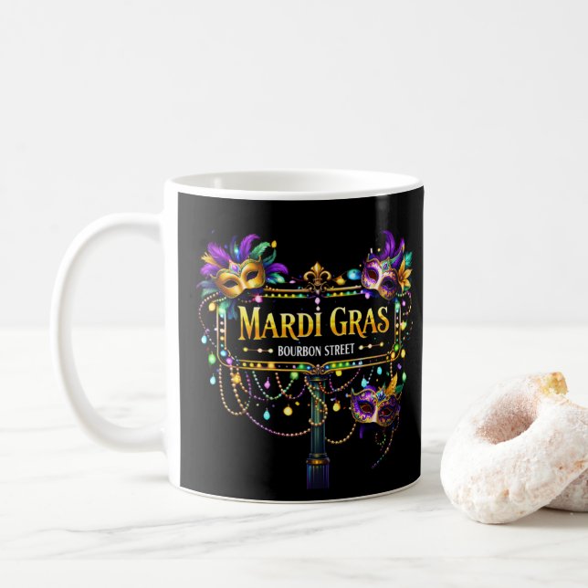 Mug Mardi Gras  (Avec donut)