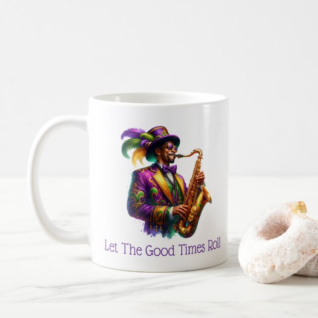 Mug Mardi Gras  (Avec donut)
