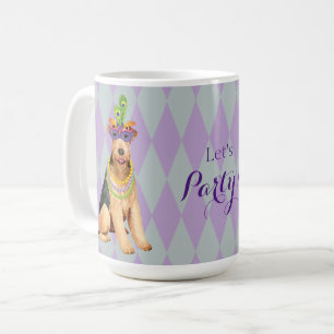 Mug Mardi Gras Airedale