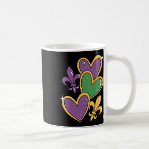 Mug Mardi Gras Coeurs Femmes Filles Enfants Enfants