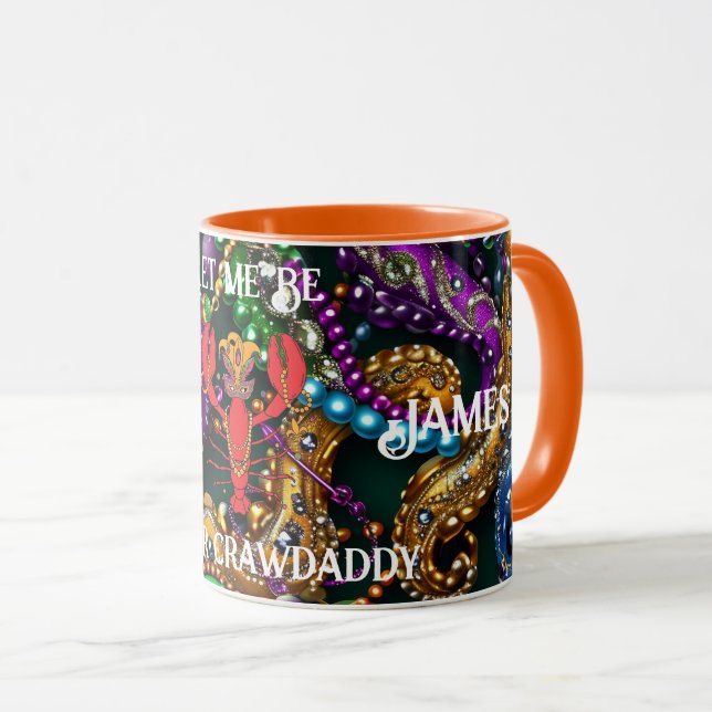 Mug Mardi Gras Crawdaddy (Devant droit)
