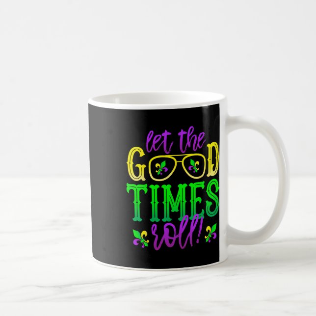 Mug Mardi Gras, laissez les bons temps rouler  (Droite)