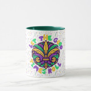 Mug Mardi Gras Laissez rouler les bons moments