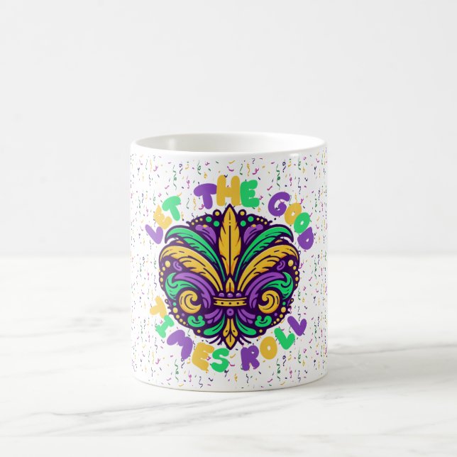Mug Mardi Gras Laissez rouler les bons moments (Centre)