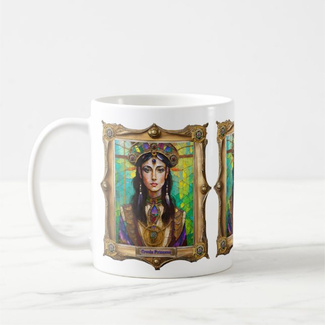 Mug Mardi Gras Realm Portraits - La Princesse Créole (Gauche)
