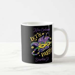 Mug Mardi Gras rue Bourbon La Nouvelle-Orléans Souveni