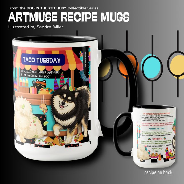Mug MARDI TACO Chow-Lappy  Recette du Musée d'Art (Créateur téléchargé)