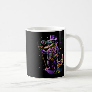 Mug Mardigator Mardi Gras Alligator Costume Hommes Fem