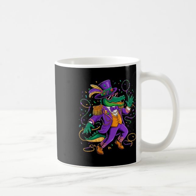 Mug Mardigator Mardi Gras Danser Costume d'alligator M (Droite)
