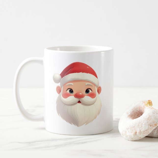 Mug Mare Santa Claus Joyeux Noël (Avec donut)