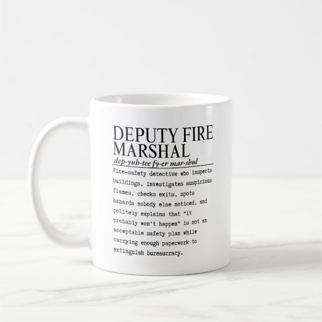Mug maréchal adjoint des incendies (Gauche)